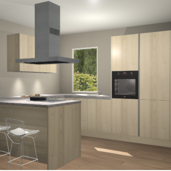 Vuren greeploze keuken Kalisz 57406