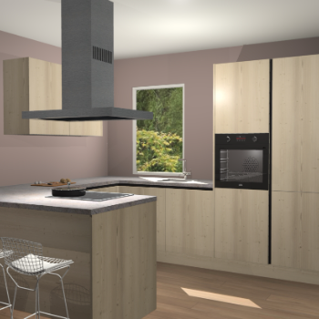 Vuren greeploze keuken Kalisz 57410