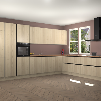 Vuren greeploze keuken Opole 58102