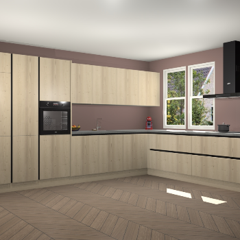 Vuren greeploze keuken Opole 58495