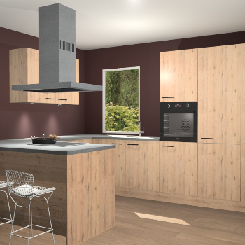 Madera Natuur keuken Kalisz 57838