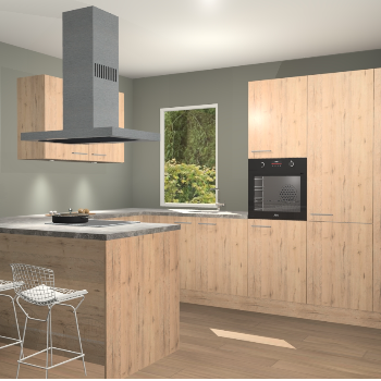 Madera Natuur keuken Kalisz 57932