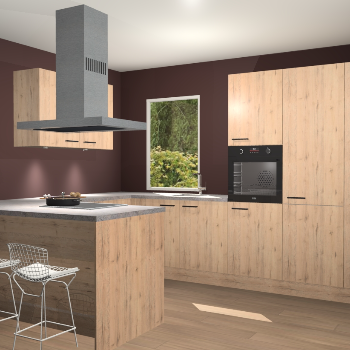 Madera Natuur keuken Kalisz 57954