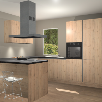 Madera Natuur greeploze keuken Kalisz 57961