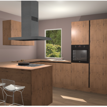 Astoria Eiken greeploze  keuken Kalisz 57987