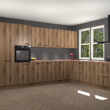 Goud Eiken keuken Opole 58345