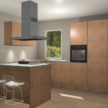 Astoria Eiken greeploze keuken Kalisz 58028