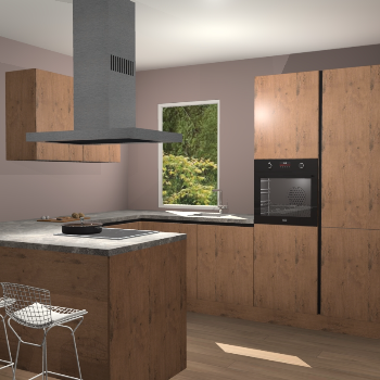 Astoria Eiken greeploze  keuken Kalisz 58031