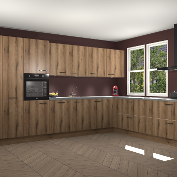 Goud Eiken keuken Opole 58783