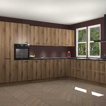 Goud Eiken keuken Opole 58784