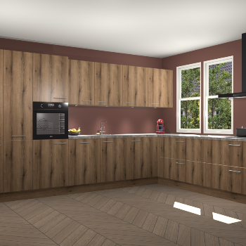 Goud Eiken keuken Opole 58765