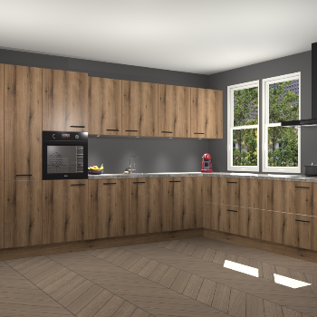 Goud Eiken keuken Opole 58780