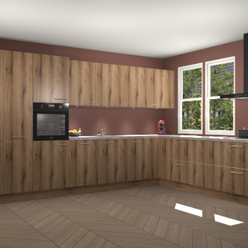 Goud Eiken keuken Opole 58766