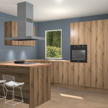 Goud Eiken keuken Kalisz 58209