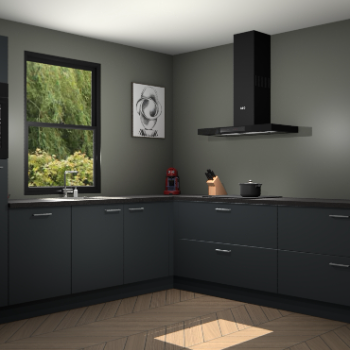 Onyxgrijze keuken Lublin 62900