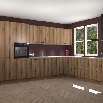 Goud Eiken keuken Opole 58786