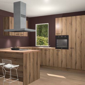 Goud Eiken keuken Kalisz 58211
