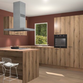 Goud Eiken keuken Kalisz 58212