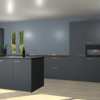 Onyxgrijze keuken Krakor 76195