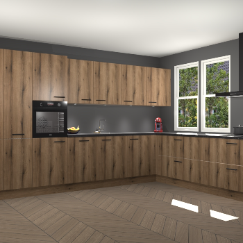 Goud Eiken keuken Opole 58782