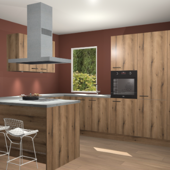 Goud Eiken keuken Kalisz 58249