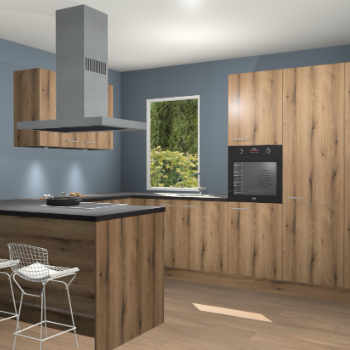 Goud Eiken keuken Kalisz 58266