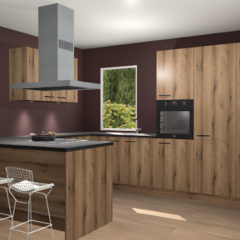 Goud Eiken keuken Kalisz 58268