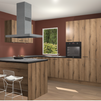 Goud Eiken keuken Kalisz 58269