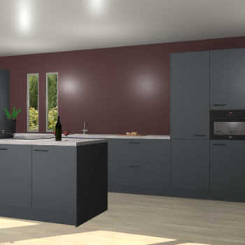 Onyxgrijze keuken Krakor 76330