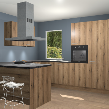 Goud Eiken keuken Kalisz 58334