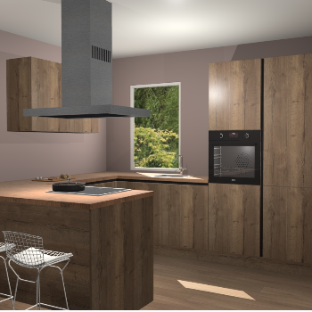 Chocolade Eiken greeploze  keuken Kalisz 58353