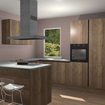 Chocolade Eiken greeploze  keuken Kalisz 58375