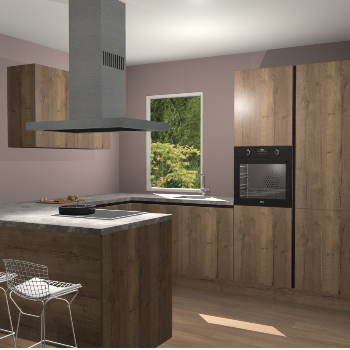 Chocolade Eiken greeploze  keuken Kalisz 58403