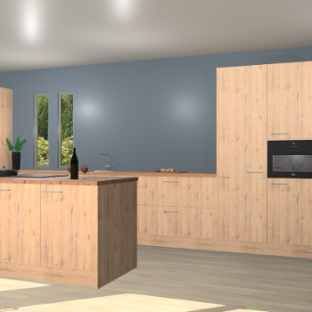 Madera natuur keuken Krakor 76510