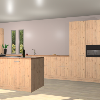 Madera natuur keuken Krakor 76512