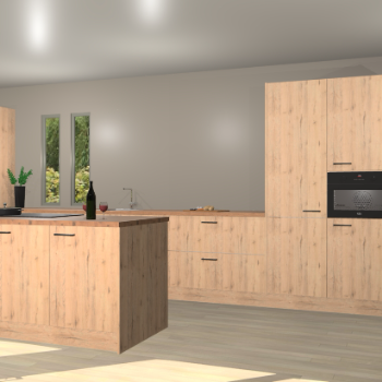 Madera natuur keuken Krakor 76515