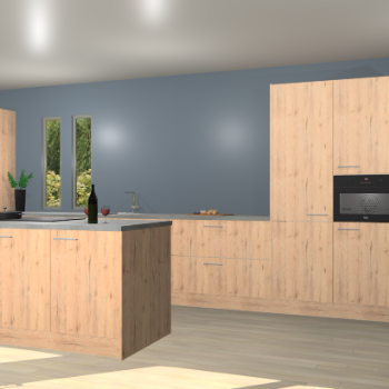 Madera natuur keuken Krakor 76517