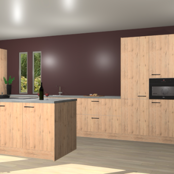 Madera natuur keuken Krakor 76521