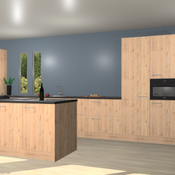 Madera natuur keuken Krakor 76529