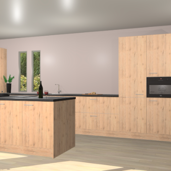 Madera natuur keuken Krakor 76530