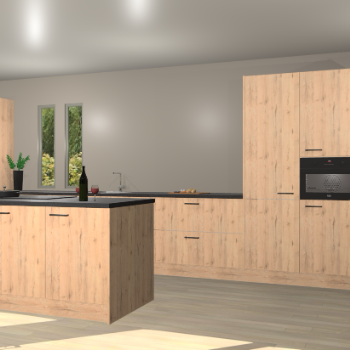 Madera natuur keuken Krakor 76533