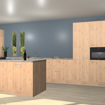 Madera natuur keuken Krakor 76554