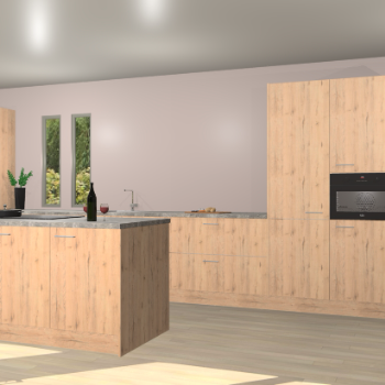 Madera natuur keuken Krakor 76555