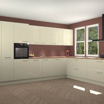 Magnolia hoogglans keuken Opole 59333