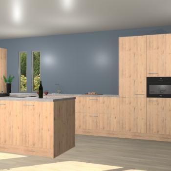 Madera natuur keuken Krakor 76579