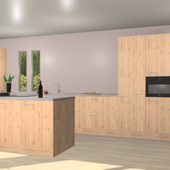 Madera natuur keuken Krakor 76580