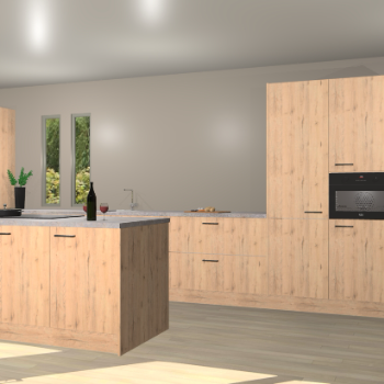 Madera natuur keuken Krakor 76583
