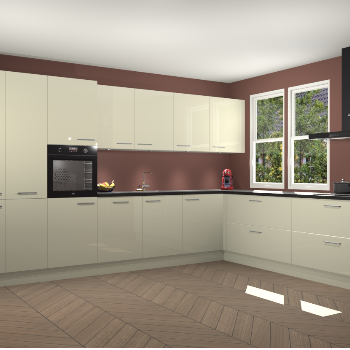 Magnolia hoogglans keuken Opole 59852