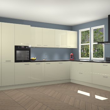 Magnolia hoogglans keuken Opole 59857