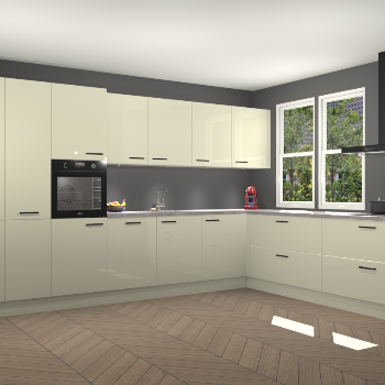 Magnolia hoogglans keuken Opole 59869